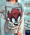 LOONEY TUNES SWEATER TASMANIAN DEVIL SIZE L - Lyons way | Online Handpicked Vintage Clothing Store