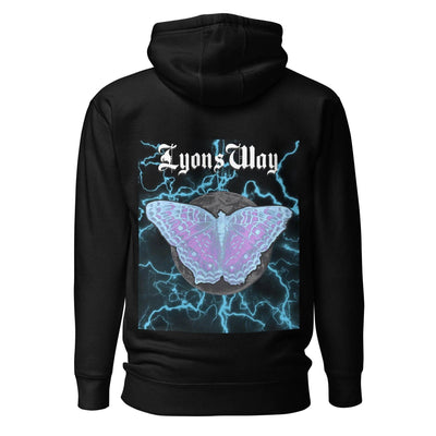 LYONS WAY EXCLUSIVE BUTTERLY HOODIE by Lyons way - available on lyonsway.com for 49.95 . Perfect for 25-55, BLACK., LYONSWAY, SIZE L, SIZE M, SIZE S, SIZE XL .