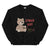LYONS WAY TEDDY BEAR SWEATER BLACK - Lyons way | Online Handpicked Vintage Clothing Store