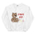 LYONS WAY TEDDY BEAR SWEATER WHITE - Lyons way | Online Handpicked Vintage Clothing Store