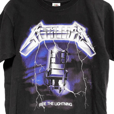METALLICA RIDE THE LIGHTNING PRINTED T-SHIRT SIZE S by other brands - t-shirt available on lyonsway.com for 44.95 . Perfect for BLACK, OTHER BRANDS, PROMOTION, S, €25-€55 .