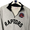 MITCHELL & NESS NBA RAPTORS HALF ZIPPER SWEATER SIZE L - Lyons way | Online Handpicked Vintage Clothing Store