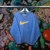 NIKE BIG SWOOSH SWEATER BLUE SIZE M by Nike - CREWNECK available on lyonsway.com for 68.94 . Perfect for BLUE, M, NIKE, SIZE M, €55-€75 .