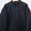 NIKE BLACK JACKET SPELLOUT VINTAGE SIZE L - Lyons way | Online Handpicked Vintage Clothing Store