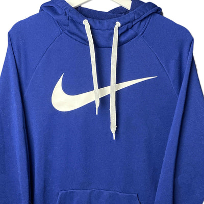 NIKE BLUE BIG SWOOSH HOODIE SIZE M by NIKE - HOODIE available on lyonsway.com for 34.95 . Perfect for BLUE, M, NIKE, SALE, SIZE M, €25-€55 .