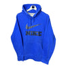 NIKE BLUE SPELLOUT HOODIE SIZE L - Lyons way | Online Handpicked Vintage Clothing Store