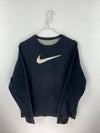 NIKE CENTRE BIG SWOOSH CREWNECK SWEATSHIRT IN SIZE S - Lyons way | Online Handpicked Vintage Clothing Store