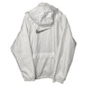 NIKE WHITE WINDBREAKER WITH BIG SWOOSH SIZE L - Lyons way | Online Handpicked Vintage Clothing Store