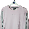 PINK NIKE CENTRE SWOOSH SWEATER SIZE M - Lyons way | Online Handpicked Vintage Clothing Store