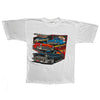 RACE CAR SHIRT CHEVROLET PRINT GRAPHIC TEE SIZE M - Lyons way | Online Handpicked Vintage Clothing Store