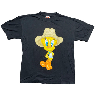 RARE 2001 LOONEY TUNES GRAPHIC T-SHIRT TWEETY PRINT SIZE S by LOONEY TUNES - t-shirt available on lyonsway.com for 19.04 . Perfect for BLACK, LOONEY TUNES, LOONEY TUNES/ WARNER BROS, S, SALE, €0-€25 .