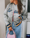 RARE BASEBALL JACKET VINTAGE MILWAUKEE BREWERS SIZE M - Lyons way | Online Handpicked Vintage Clothing Store