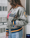 RARE BASEBALL JACKET VINTAGE MILWAUKEE BREWERS SIZE M - Lyons way | Online Handpicked Vintage Clothing Store