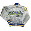 RARE BASEBALL JACKET VINTAGE MILWAUKEE BREWERS SIZE M - Lyons way | Online Handpicked Vintage Clothing Store