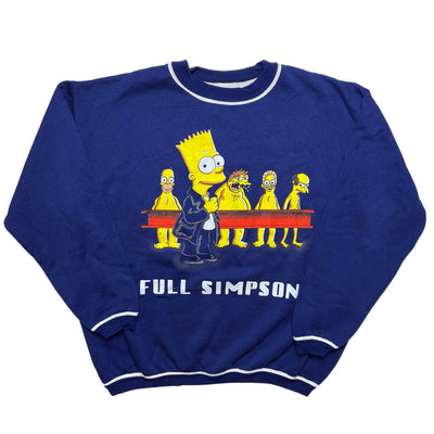 Rare Blue Simpsons Sweater Size L - Exclusive Vintage Collectible by SIMPSONS - SWEATER available on lyonsway.com for 65.00 . Perfect for BLUE, DARK BLUE, L, SIMPSONS, SIZE L, ULTRA RARE, €55-€75 .