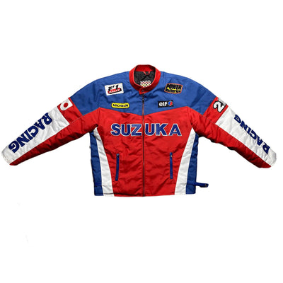 RARE SUZUKA RACING JACKET SIZE L by SUZUKA - RACE JACKET available on lyonsway.com for 64.95 . Perfect for L, RACE JACKET, RED, SALE, SIZE L, €55-€75 .