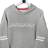 REEBOK GREY/WHITE HOODIE IN SIZE L - Lyons way | Online Handpicked Vintage Clothing Store