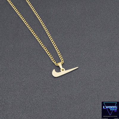 SWOOSH NECKLACE/CHAIN GOLD by Nike - Necklaces available on lyonsway.com for 12.75 . Perfect for GOLD, NECKLACE, NECKLACES, NIKE, SALE, €0-€25 .