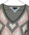 TOMMY HILFIGER SWEATER GREY/PINK SIZE L - Lyons way | Online Handpicked Vintage Clothing Store