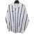 UMBRO LONGSLEEVE WHITE/BLUE SHIRT IN SIZE L - Lyons way | Online Handpicked Vintage Clothing Store