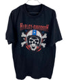 VINTAGE BLACK HARLEY DAVIDSON GRAPHIC TEE WITH BLUE MOTOR AND WOMAN, SIZE L by Harley davidson - T-SHIRT available on lyonsway.com for 44.95 . Perfect for BLACK., HARLEY DAVIDSON, L, size L, €25-€55 .