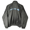 VINTAGE NIKE BOMBER JACKET WITH SPELLOUT IN SIZE M by Nike - jacket available on lyonsway.com for 74.95 . Perfect for BLACK, BOMBER, BOMBER JACKET, M, NIKE, PROMOTION, €75-€100 .