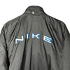 VINTAGE NIKE BOMBER JACKET WITH SPELLOUT IN SIZE M by Nike - jacket available on lyonsway.com for 74.95 . Perfect for BLACK, BOMBER, BOMBER JACKET, M, NIKE, PROMOTION, €75-€100 .