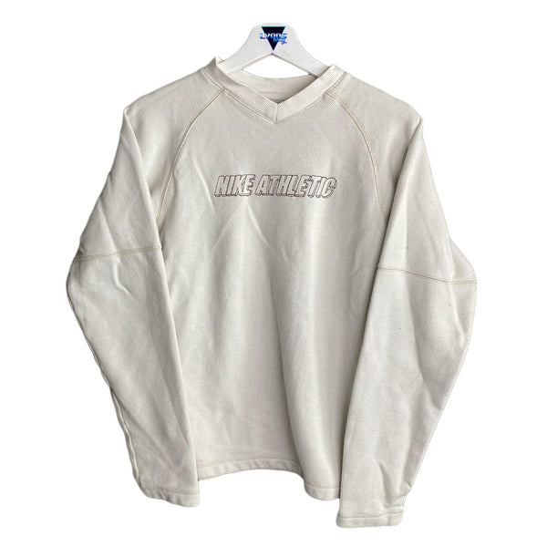 Vintage Nike Sweater Athelic Sweater Size S by nike - SWEATER available on lyonsway.com for 54.95 . Perfect for BEIGE, NIKE, PROMOTION, S, vintage, €25-€55 .