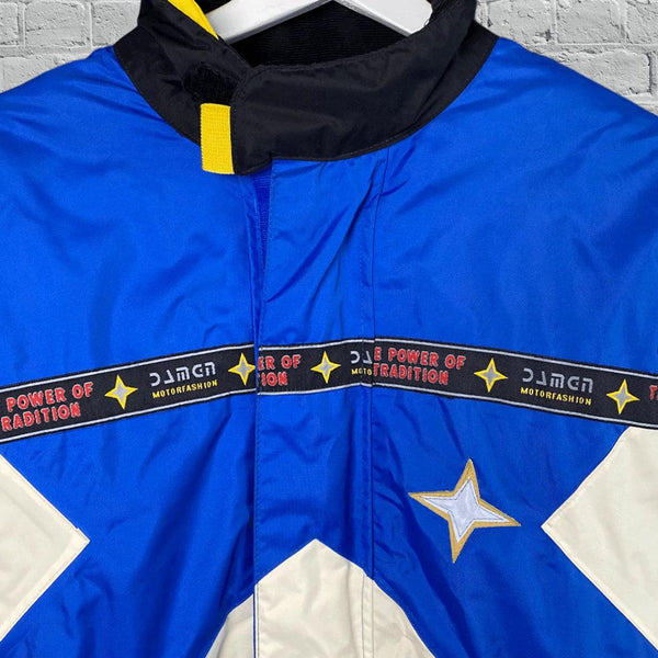Vintage Race Jacket Size M - Authentic Racing Style for Speed Enthusiasts | Limited Stock by RACE JACKET - Coats & Jackets available on lyonsway.com for 39.95 . Perfect for BLUE, M, SIZE M, €25-€55 .