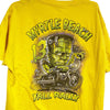 Vintage Yellow Rare Vintage Myrtle Beach Graphic Shirt Size L - Lyons way | Online Handpicked Vintage Clothing Store