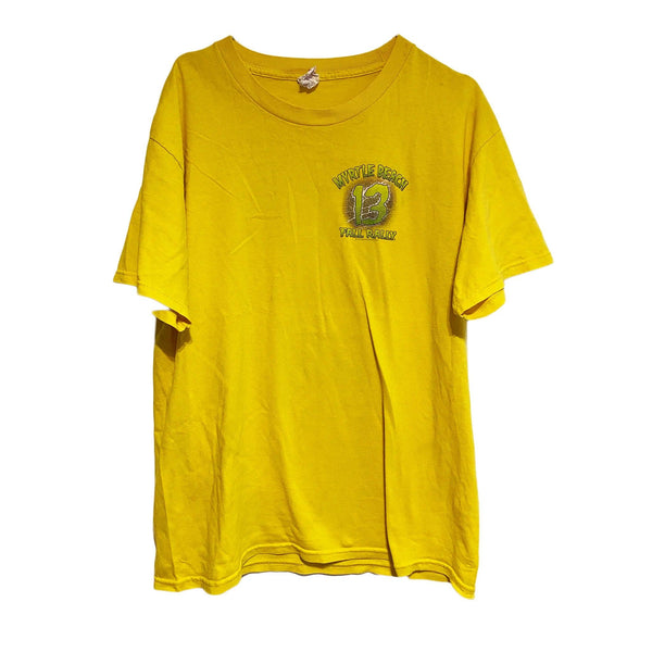 Vintage Yellow Rare Vintage Myrtle Beach Graphic Shirt Size L by OTHER BRANDS - t-shirt available on lyonsway.com for 19.95 . Perfect for L, OTHER BRANDS, PROMOTION, YELLOW, €25-€55 .