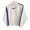 white and black nike vest/zipper with big swoosh vintage SIZE M by Nike - VEST available on lyonsway.com for 49.95 . Perfect for M, NIKE, sale, WHITE, €25-€55 .