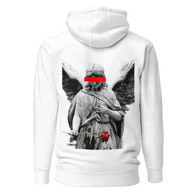 WHITE LYONS WAY UNISEX HOODIE ANGEL by Lyons way - available on lyonsway.com for 49.00 . Perfect for 25-55, LYONSWAY, SIZE L, SIZE M, SIZE S, SIZE XL, WHITE, XXL .