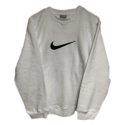 WHITE NIKE SWEATER WITH BIG SWOOSH SIZE XS by NIKE - SWEATER available on lyonsway.com for 84.95 . Perfect for NIKE, PROMOTION, WHITE, XXS, €75-€100 .