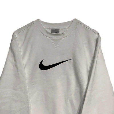 WHITE NIKE SWEATER WITH BIG SWOOSH SIZE XS by NIKE - SWEATER available on lyonsway.com for 84.95 . Perfect for NIKE, PROMOTION, WHITE, XXS, €75-€100 .