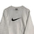 WHITE NIKE SWEATER WITH BIG SWOOSH SIZE XXS - Lyons way | Online Handpicked Vintage Clothing Store